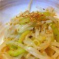 みなみんみん's cooksnap of when they made もやしときゅうりのナムル。その２。.