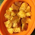 Chiguboo's cooksnap of when they made ＊ルクエdeパンプディング＊.