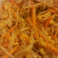 ろびりーナ's cooksnap of when they made もやしと人参のだし卵炒め.