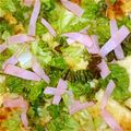 スリーパンダ's cooksnap of when they made レタスと生ハムのサラダピザ(｡╹◡╹｡).