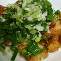 れいあーん's cooksnap of when they made 葉たまねぎで☆ねぎ塩ダレ☆.