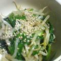 @ちんまりさん's cooksnap of when they made にら＆ほうれん草＆もやしのナムル★.