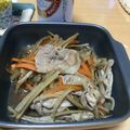 ともぱんたから's cooksnap of when they made 豚肉入りのきんぴらゴボウ.