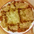 halemomi's cooksnap of when they made キャベツと豚バラのケチャップ炒め.