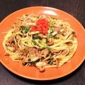 ayanonmei's cooksnap of when they made さば味噌パスタ.