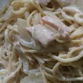 キラキラにゃんこ's cooksnap of when they made フライパンonly☆豆乳スープスパ★☆.