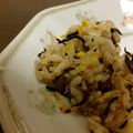 ChinaKami's cooksnap of when they made 梅干と桜えびの栄養満点チャーハン.