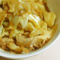 あさここなっつ's cooksnap of when they made 鶏肉とキャベツのニンニク味噌バター炒め.