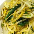 facai's cooksnap of when they made 材料３つで　ニラとモヤシの卵炒め.
