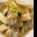 ebiholic's cooksnap of when they made 鶏と厚揚げとねぎの炒め煮.