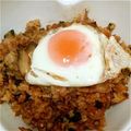 しげっちのんちゃん's cooksnap of when they made 韓国のりで激うま～♪簡単チャーハン.