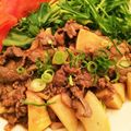 のんののはちみつ's cooksnap of when they made 茹でたタケノコと牛細切れ肉の炒め物.