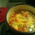 とよっちさん's cooksnap of when they made トマトとレタスの卵スープ.