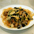 akico55555's cooksnap of when they made あさりと筍の和風パスタ.