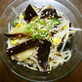 gracias05's cooksnap of when they made 茄子ともやしのあっさり酢の物♪.