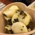 むちmuchiko's cooksnap of when they made かぶとバジルのマリネ.