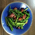 takcam's cooksnap of when they made お手軽！にんにくの芽のベーコン炒め.