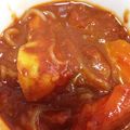 premegu's cooksnap of when they made 肉じゃがとトマト缶でリメイク★和風カレー.