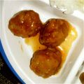 かほたくhy's cooksnap of when they made 肉だんごの甘酢あんかけ～冷食で人気の味！.