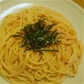 max4995's cooksnap of when they made 簡単パスタ☆しっとりした明太子のパスタ.