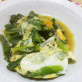 Machalin's cooksnap of when they made カブ菜の卵とじ.