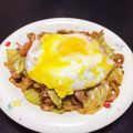 noranomi's cooksnap of when they made 豚キムチ焼きうどん.
