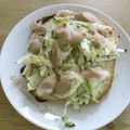 3姉妹ちゃんママ's cooksnap of when they made 魚ニソ＆キャベツのマヨトースト.