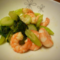 yummysunny's cooksnap of when they made エビとセロリの中華風炒め.