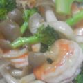 まるごーる's cooksnap of when they made えび＋しめじ＋ブロッコリー！塩炒め.