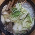 hamanny's cooksnap of when they made 白だしの牛肉鍋.