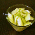 megmicky's cooksnap of when they made おつまみに♪セロリのからし酢和え.