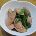 daikanon's cooksnap of when they made 簡単もう一品♪スイチリ魚肉ソーセージ炒め.