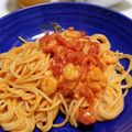 ＊＊ありがとう＊＊'s cooksnap of when they made エビのトマトクリームパスタ.