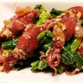 莉彩パパ's cooksnap of when they made 菜の花とホタルイカのぬた.