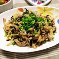 creamcrepe's cooksnap of when they made 牛肉和風パスタ.