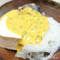ジョンリークッカー's cooksnap of when they made さばの味付け缶汁で✿カレーヨーグルソース.