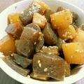 ずーらしあ's cooksnap of when they made 大根とこんにゃくのピリ辛炒め.