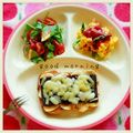 まちゃみ0212's cooksnap of when they made 朝食に♪簡単トースト☆羊羹チーズ.