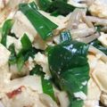 misena's cooksnap of when they made レンジ5分★にらと豆腐のピリ辛おかか和え.