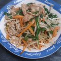 碧きりん's cooksnap of when they made もやしとにらの野菜炒め.