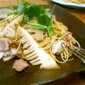 mammayumi's cooksnap of when they made 筍の和風スパゲティー.