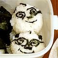 みゆwaco 's cooksnap of when they made 加トちゃん!!パパキャラ弁.