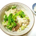 ruruyun's cooksnap of when they made フライパンで簡単✿牛肉と菜花のおこわ.
