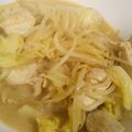 ひとみん0921's cooksnap of when they made 鶏肉とキャベツのニンニク味噌バター炒め.