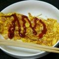 ひまわりレンジ's cooksnap of when they made もやしとハムの簡単オムレツ♡.