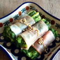ばぢこ's cooksnap of when they made 簡単❀ 春菊の生ハム巻き❀.
