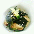 まなぶ。's cooksnap of when they made ちくわ＊わかめ＊胡瓜のパパッと酢の物☆.