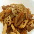 どまに21's cooksnap of when they made レンコンとこんにゃくのあっさり煮物☆.