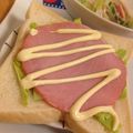 リラシャン's cooksnap of when they made 朝食、夜食にトーストキャベツハムサンド.