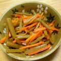 YuzuKizu's cooksnap of when they made ふきとにんじんのキンピラ.